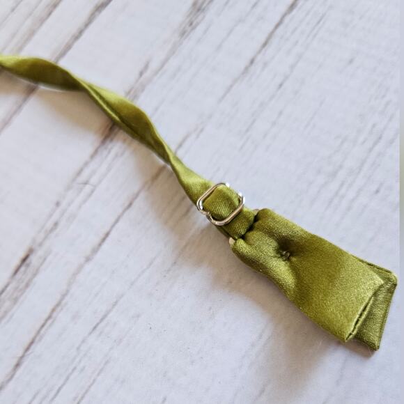 Victoria's Secret Green Silk Garter Belt sz Small - Picture 5 of 5